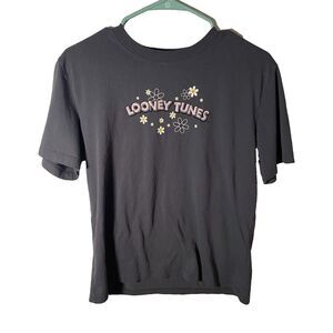 Looney Tunes Bugs Daffy Sylvester Short Sleeve T-shirt Art On 2 Sides Size Small